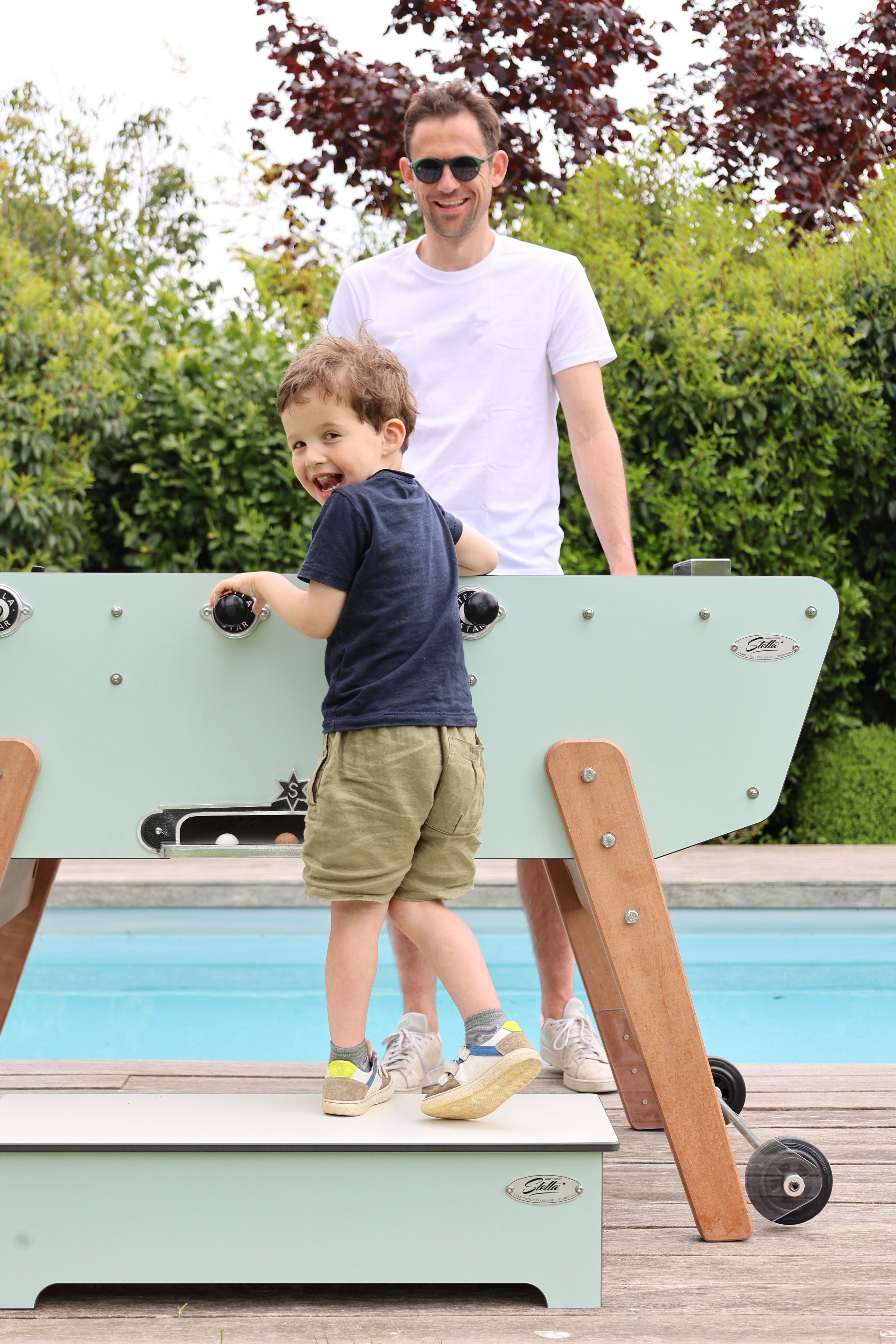 Grey Outdoor Step Stool