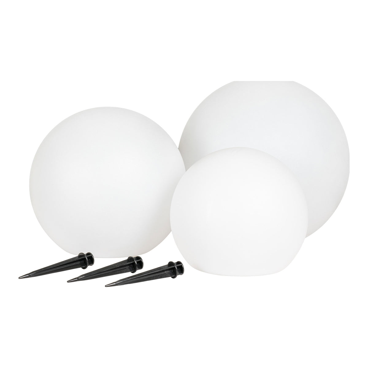 Lot de 3 lampes LIFTON solaires rechargeables IP44