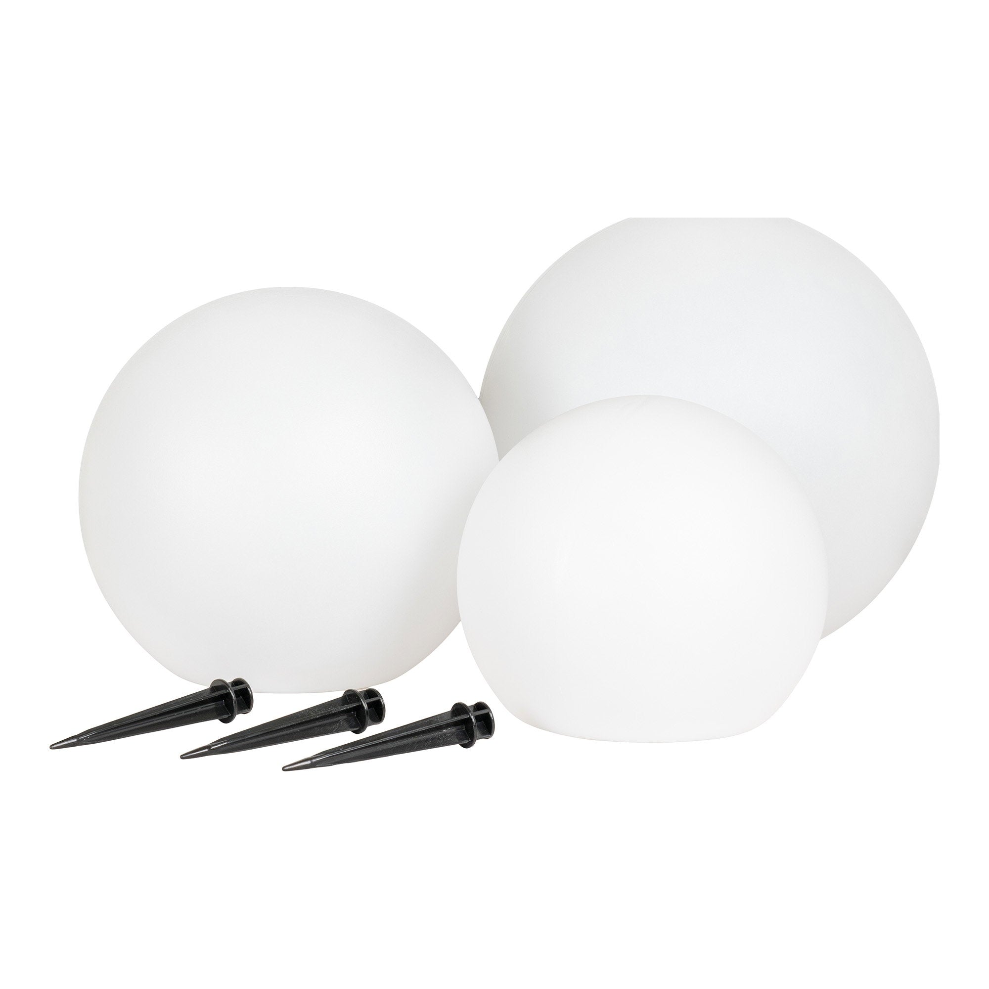 Lot de 3 lampes LIFTON solaires rechargeables IP44 – vue 2
