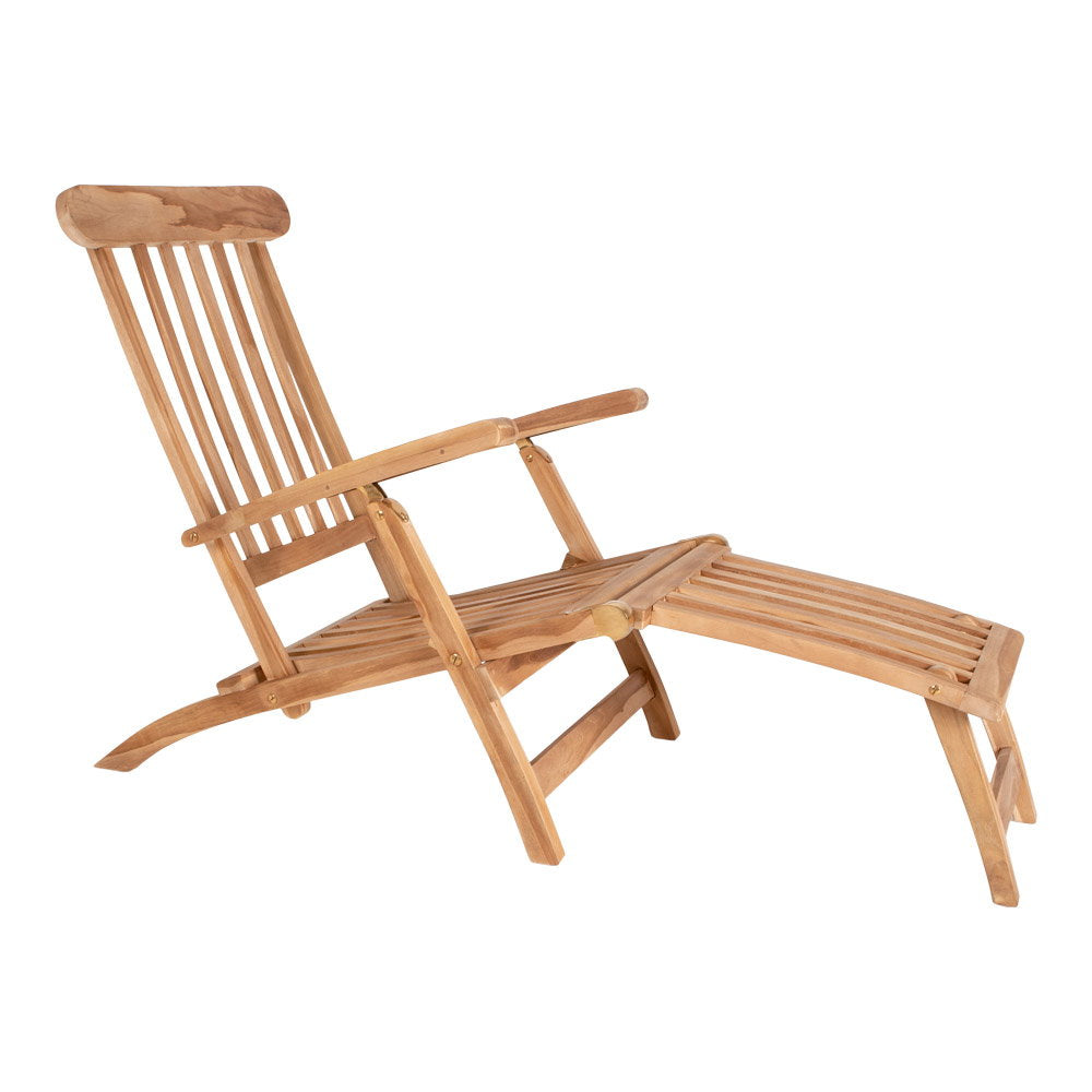 Chilienne ARRECIFE réglable en teck naturel – vue 3