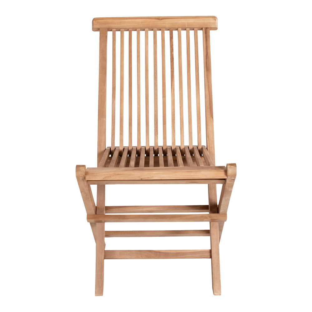 Lot de 2 chaises TOLEDO en teck naturel – vue 2