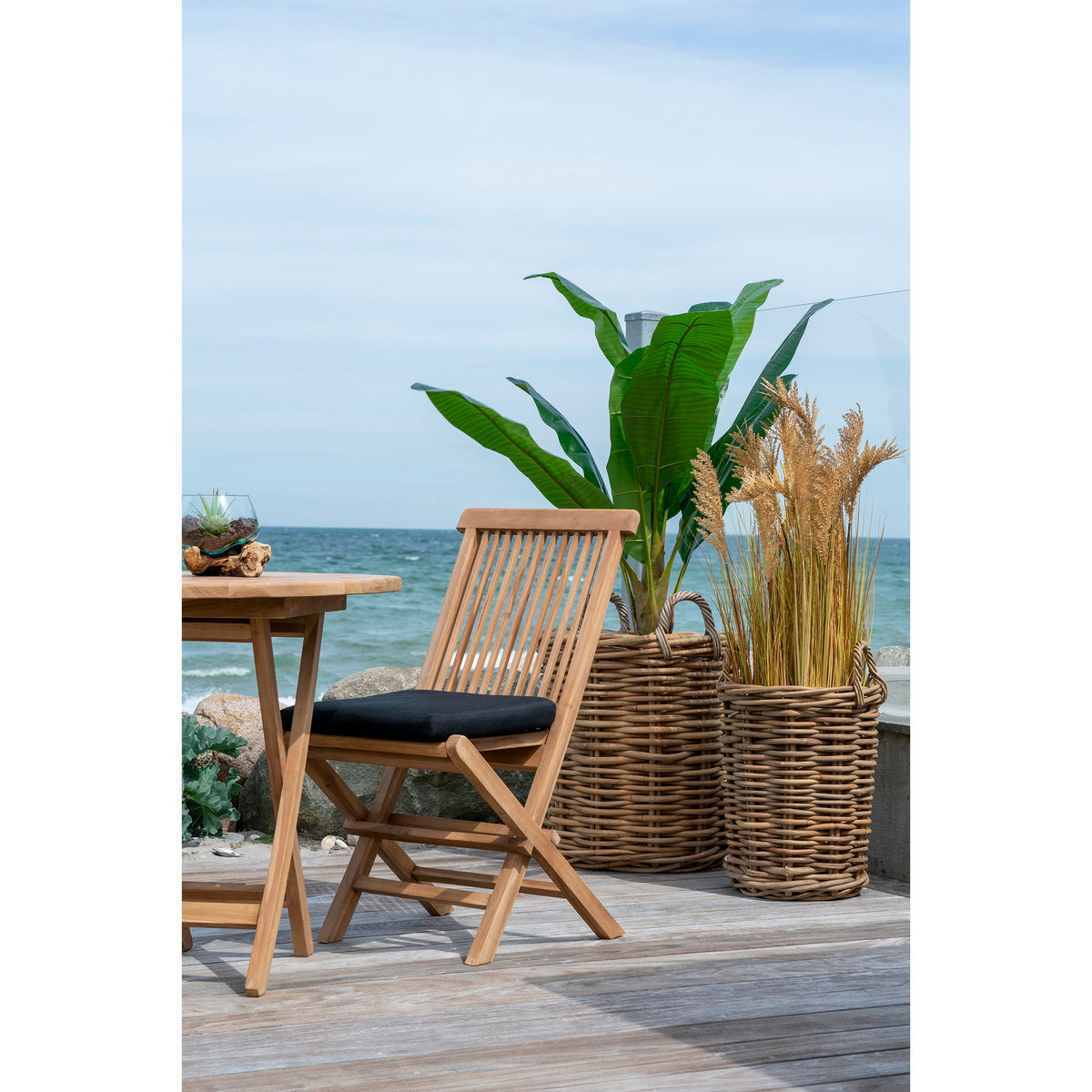 Lot de 2 chaises TOLEDO en teck naturel – vue 8