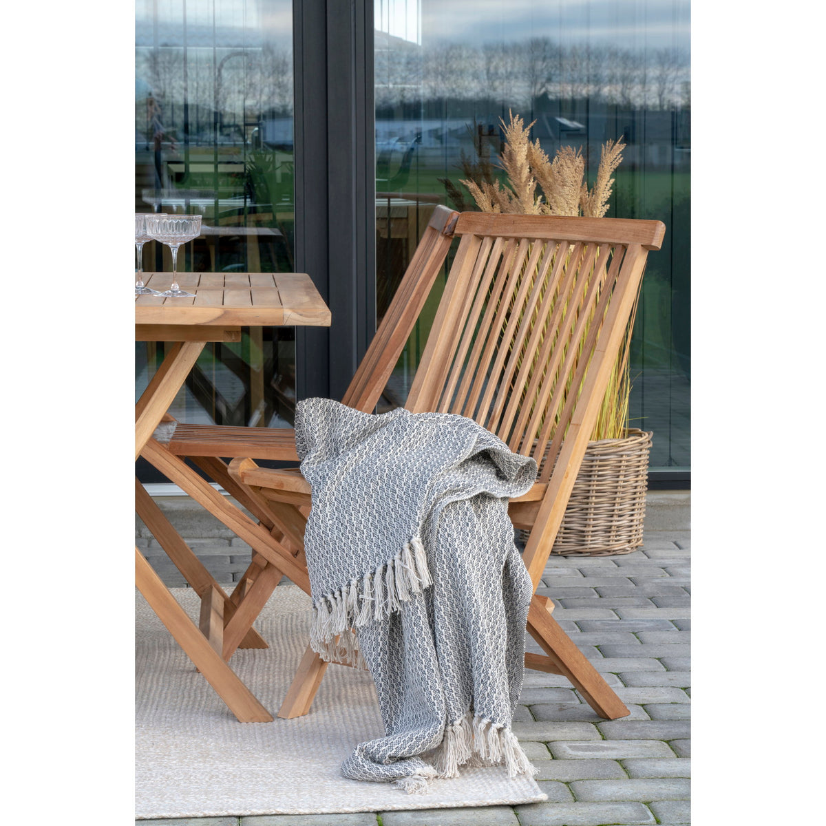 Lot de 2 chaises TOLEDO en teck naturel – vue 10