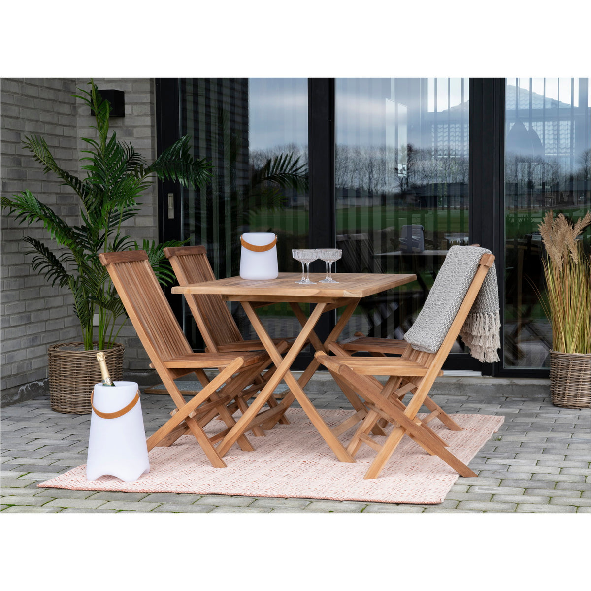 Lot de 2 chaises TOLEDO en teck naturel – vue 11