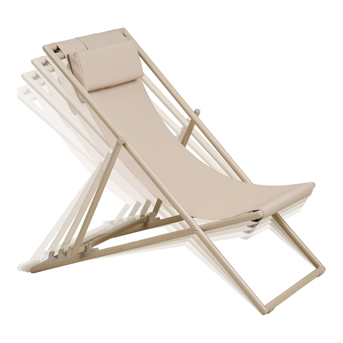 Chaise CURTIS détail structure acier