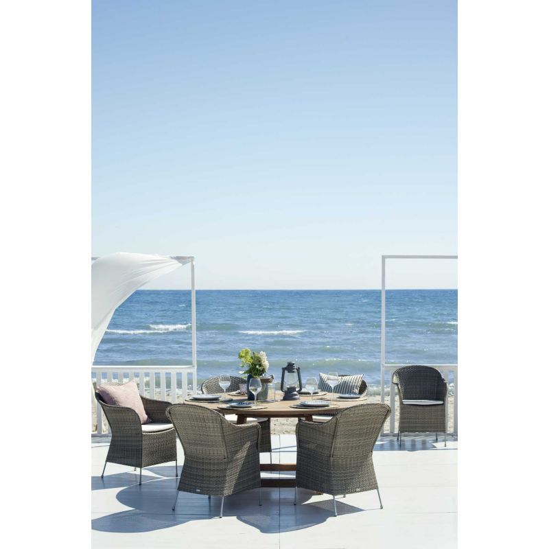 TABLE RONDE GEORGE TECK AJOURE Ø 160 CM