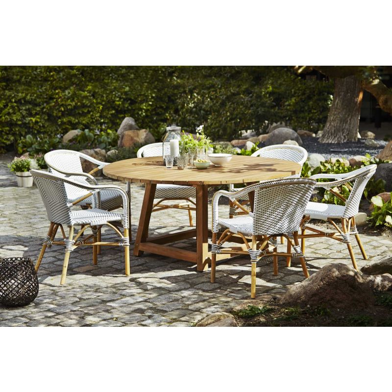 Madeleine rattan armchair