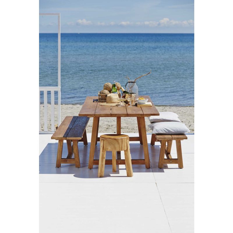 BANC GEORGE TECK AJOURE 38 X 220 CM