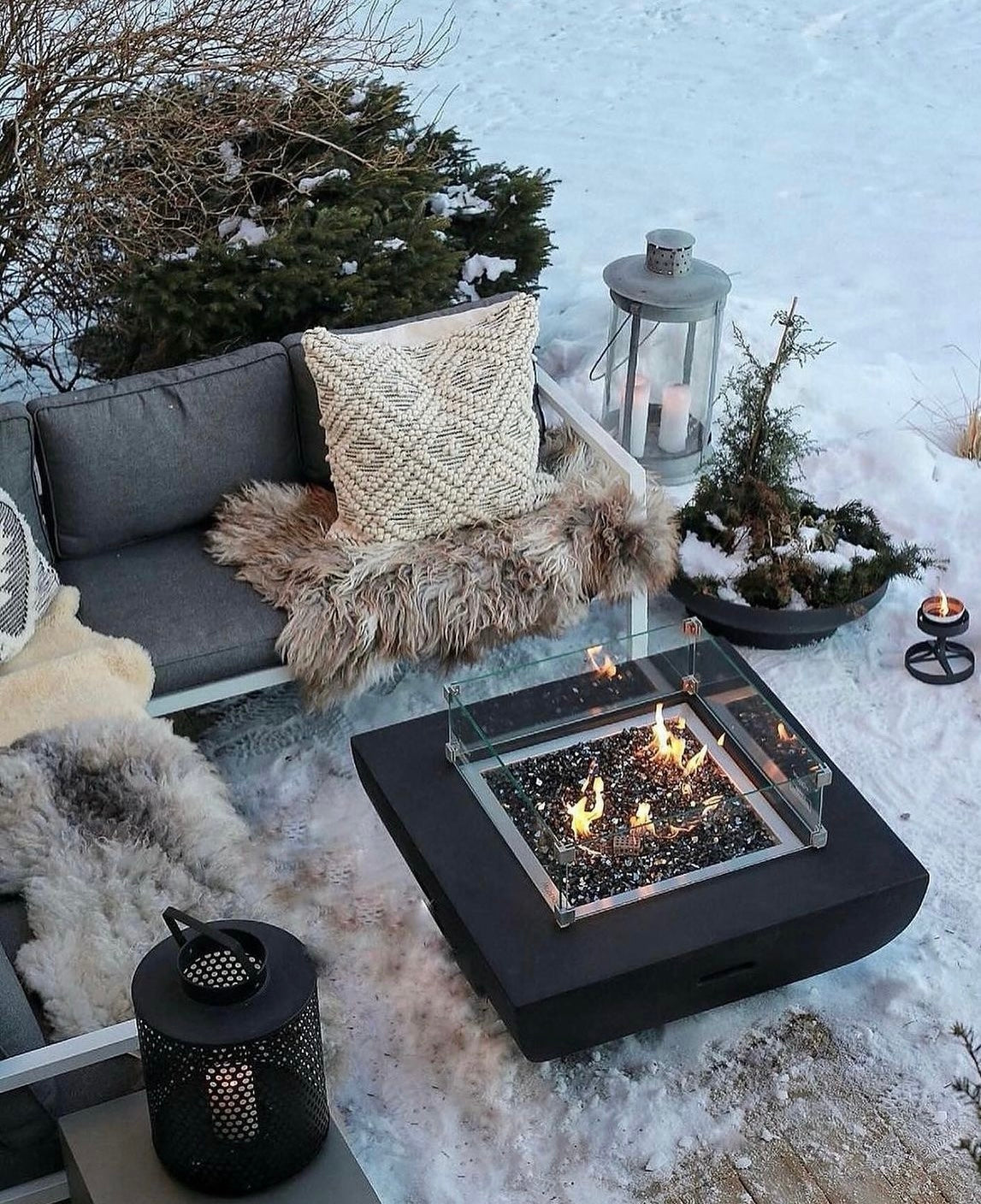 Table Braséro AURORA