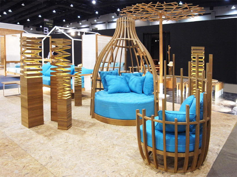 Fauteuil BOTTLE CHAIR, assise et coussin Sunbrella®