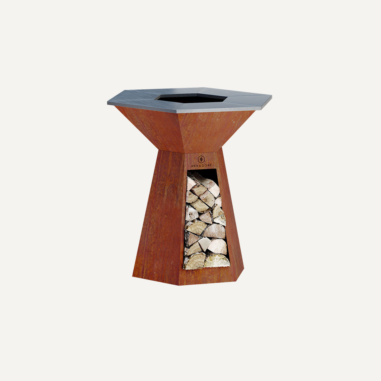 Brasero-Plancha Festin Corten 105