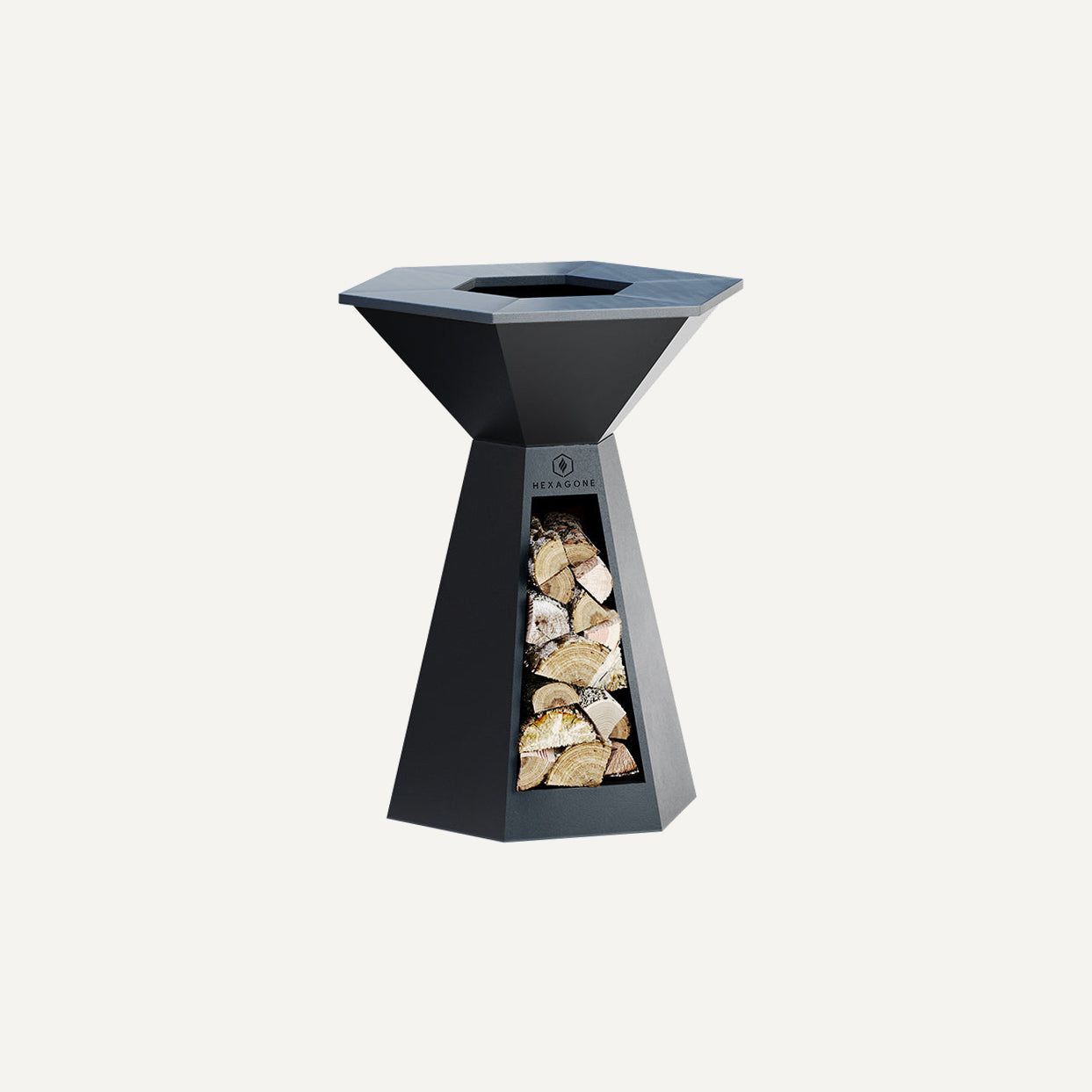 Brasero-Plancha Agape Noir 85