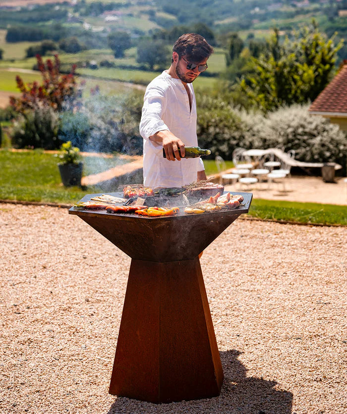 Brasero-Plancha Festin Corten 105