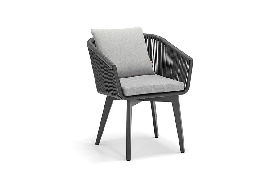 Chaise de repas extérieure DIVA – Anthracite