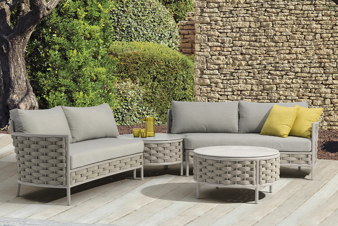 Table basse ronde extérieure LOOP – Ø 81 cm