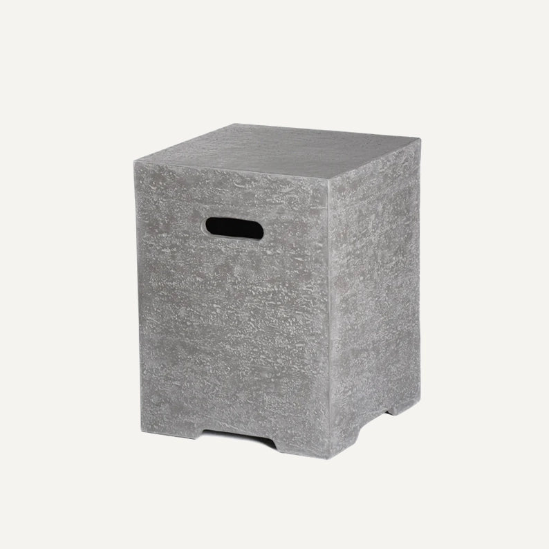 Raw square bottle chest