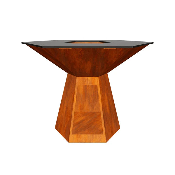 Brasero-Plancha Grand Banquet Corten 150