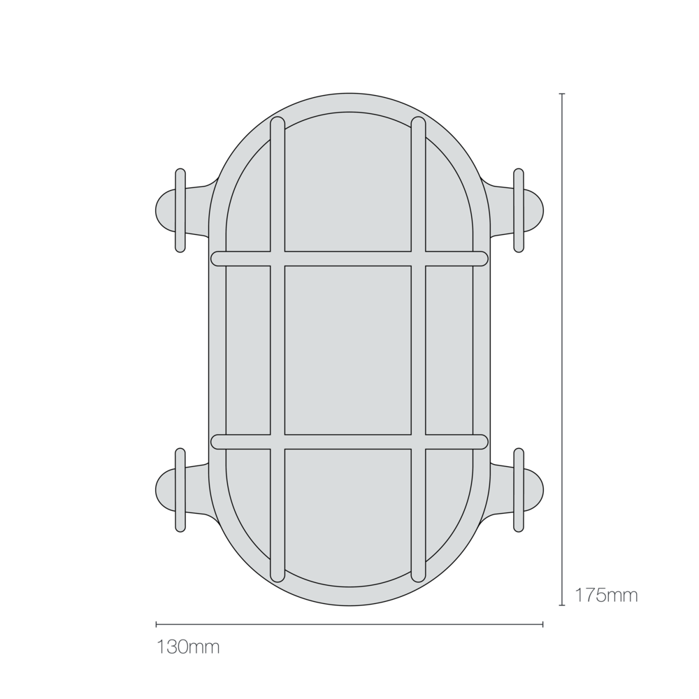 Hublot Oval en Laiton 7036