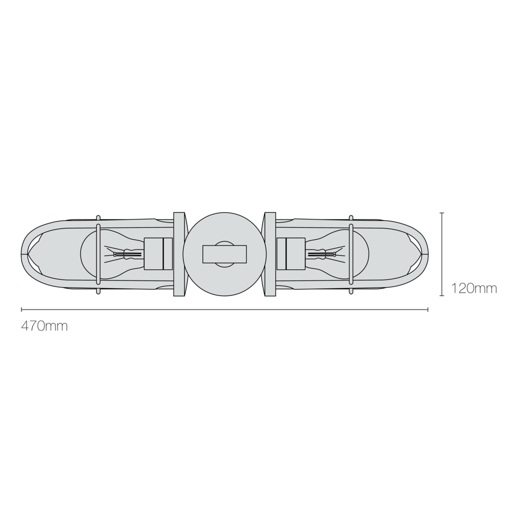 Applique Double Weatherproof Ship's Well Glass