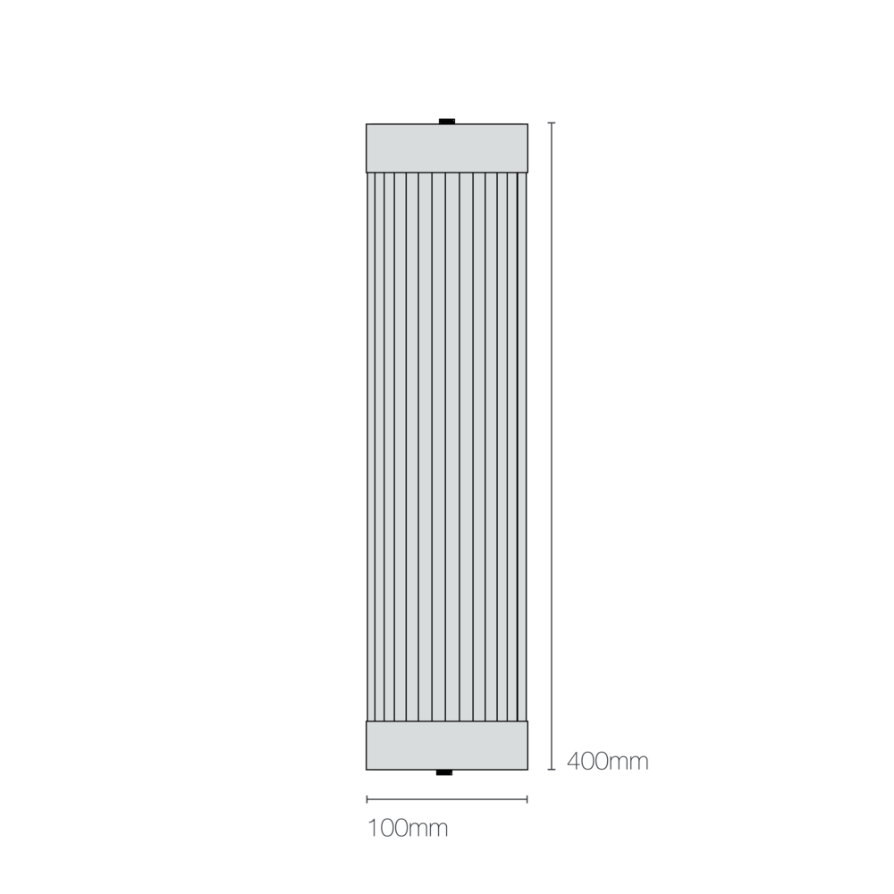 Applique Pillar Etroite 40cm