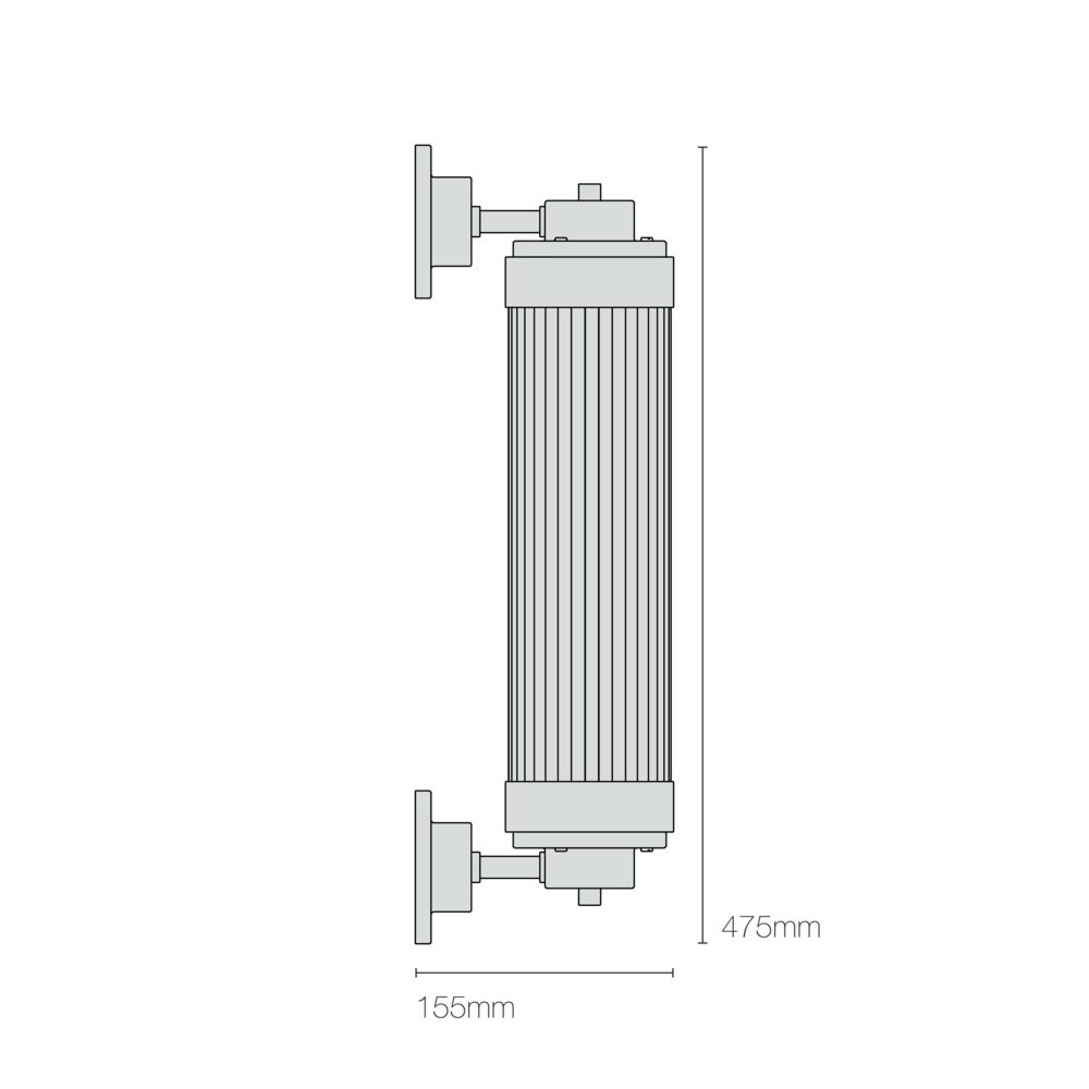 Applique Pillar Offset LED