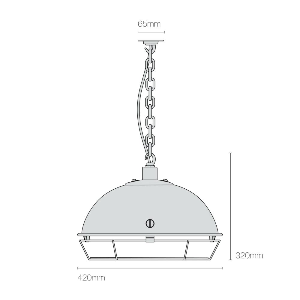 Suspension Steel Working avec garde fou