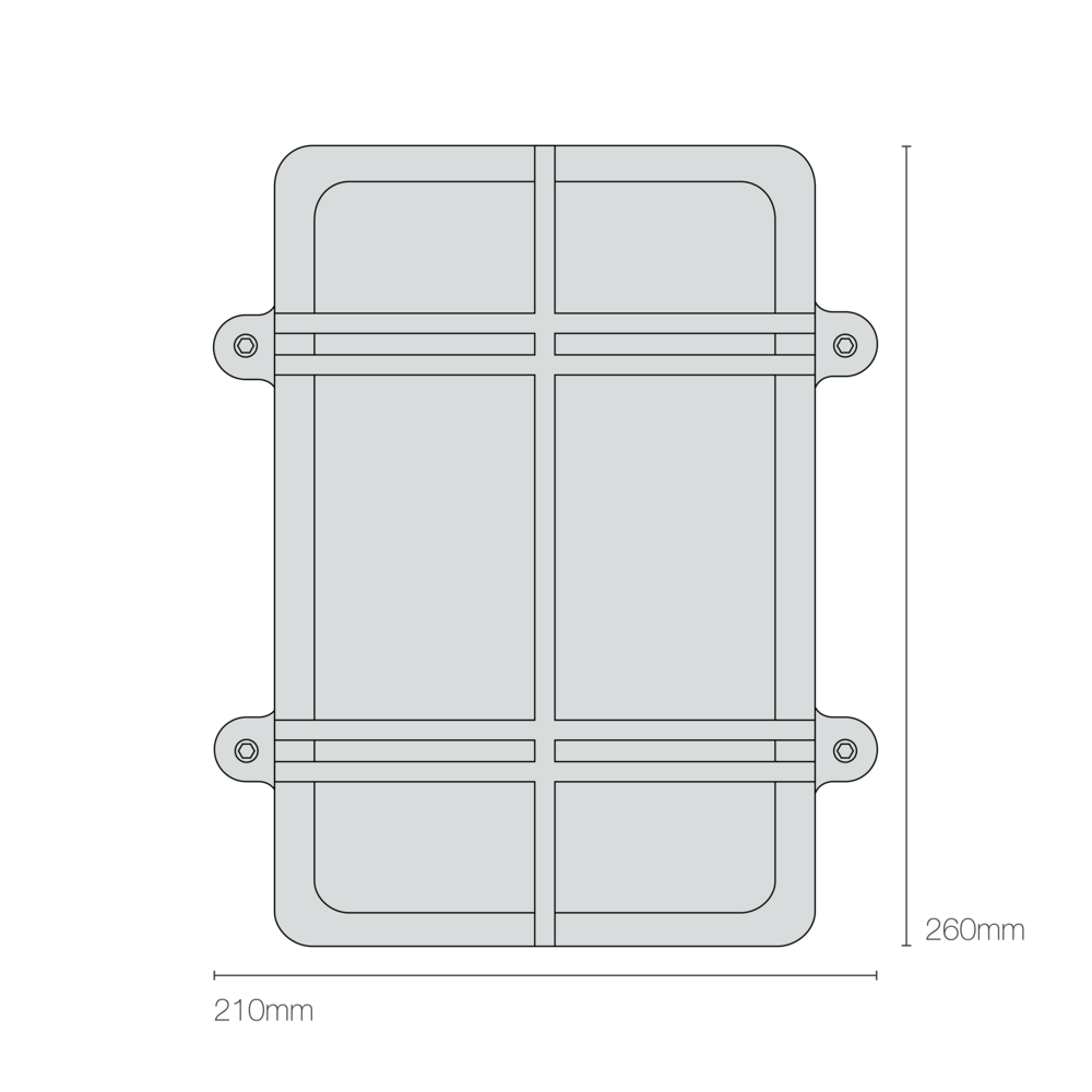 Hublot Rectangulaire