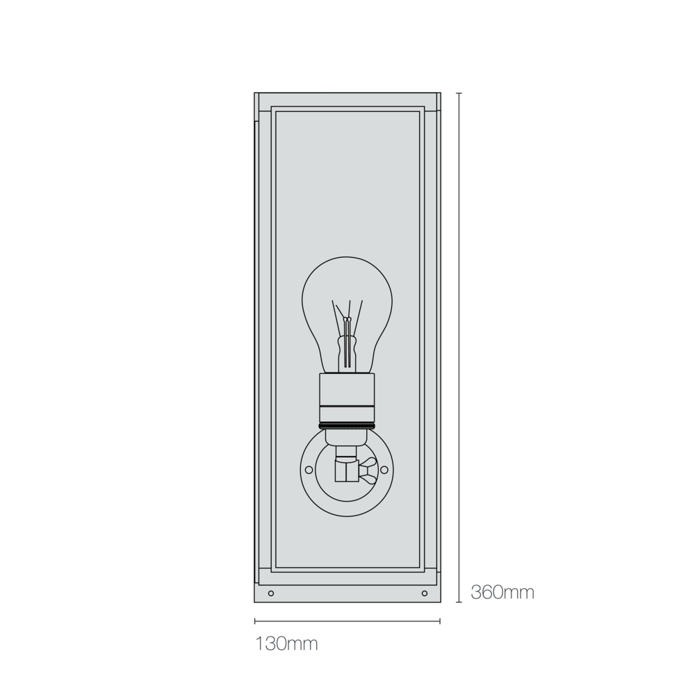 Applique Narrow Box 7649