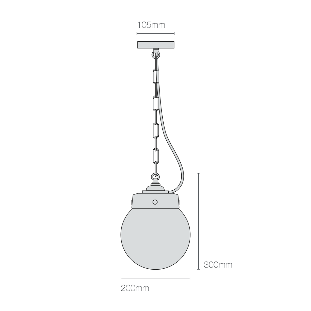 Suspension Hampton, Taille 1