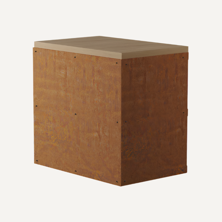 Meuble d’extérieur FIRTEN – Alliance de fonctionnalité et d’esthétique naturelle.