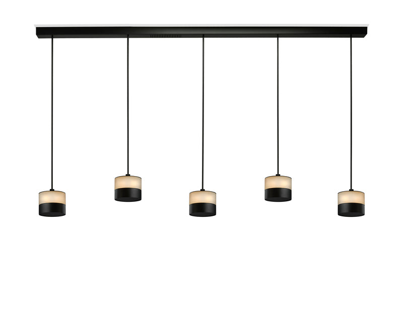 Set of 5 timeless designer lamps with GLOW heating