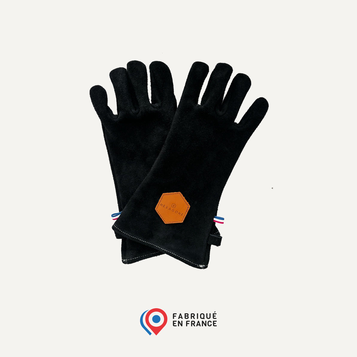 Gants de protection Cuir Noir