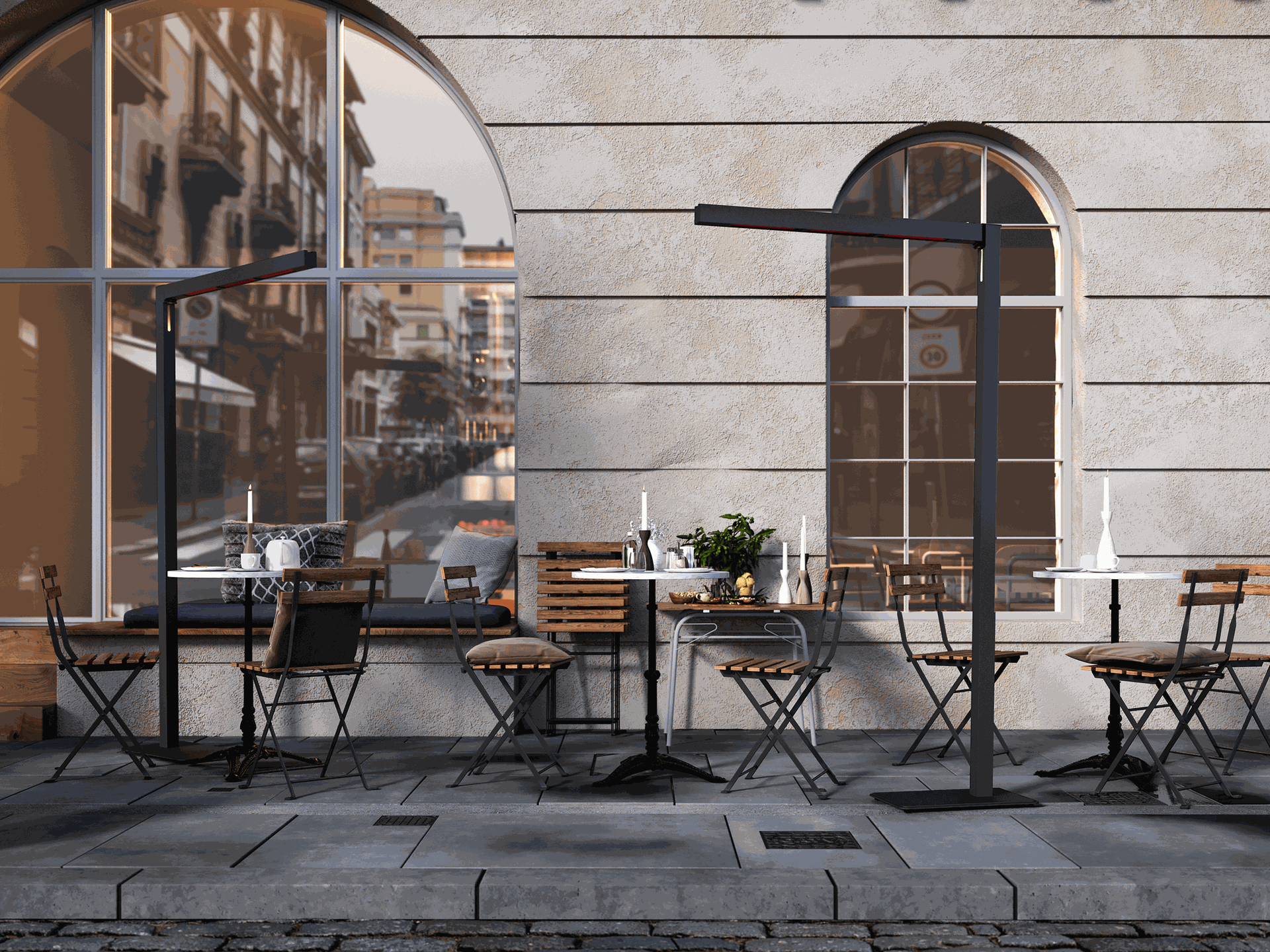 TWIG Outdoor Design Heater - Elegant, Practical and Efficient