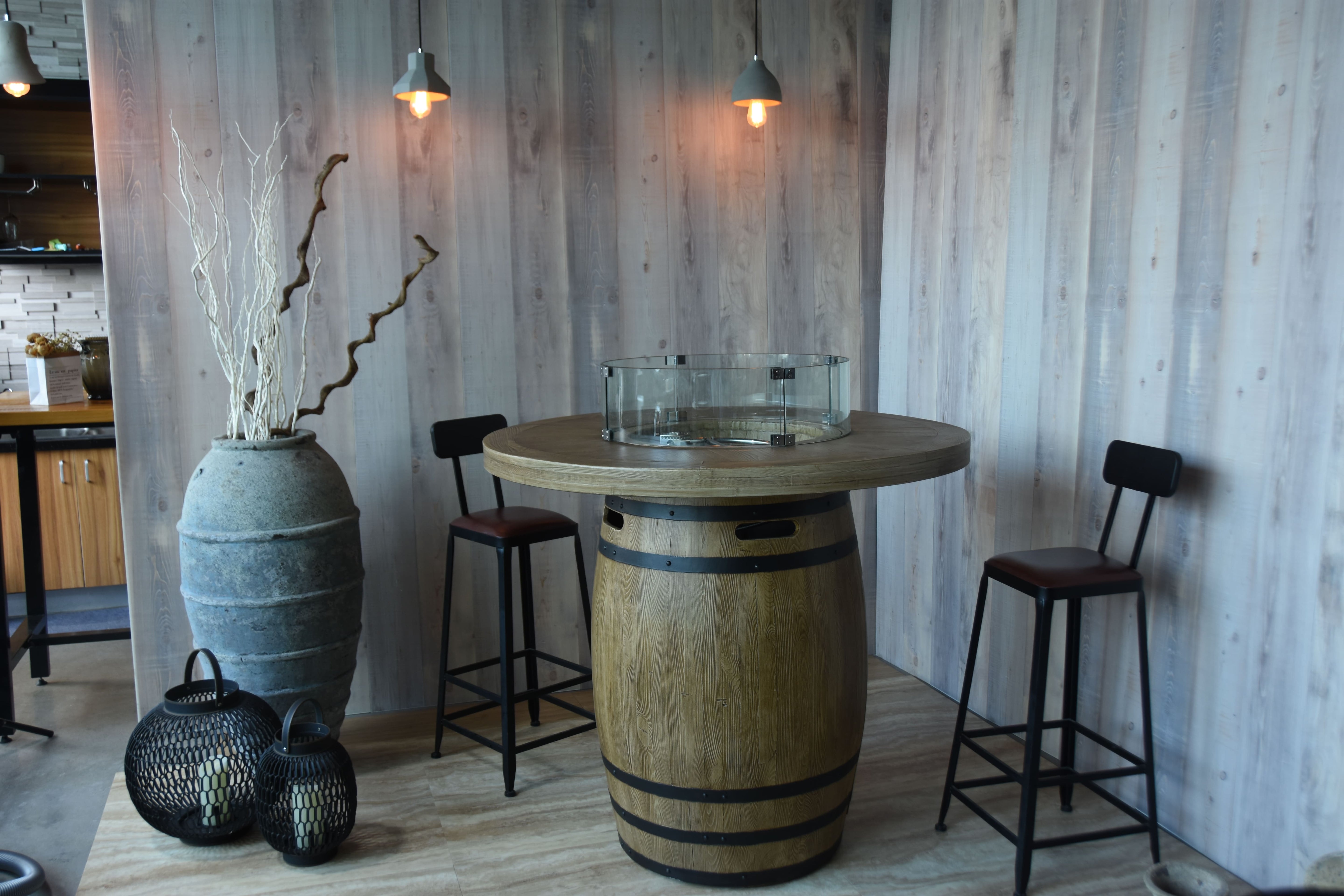 Table de jardin Brasero LAFITE BARREL