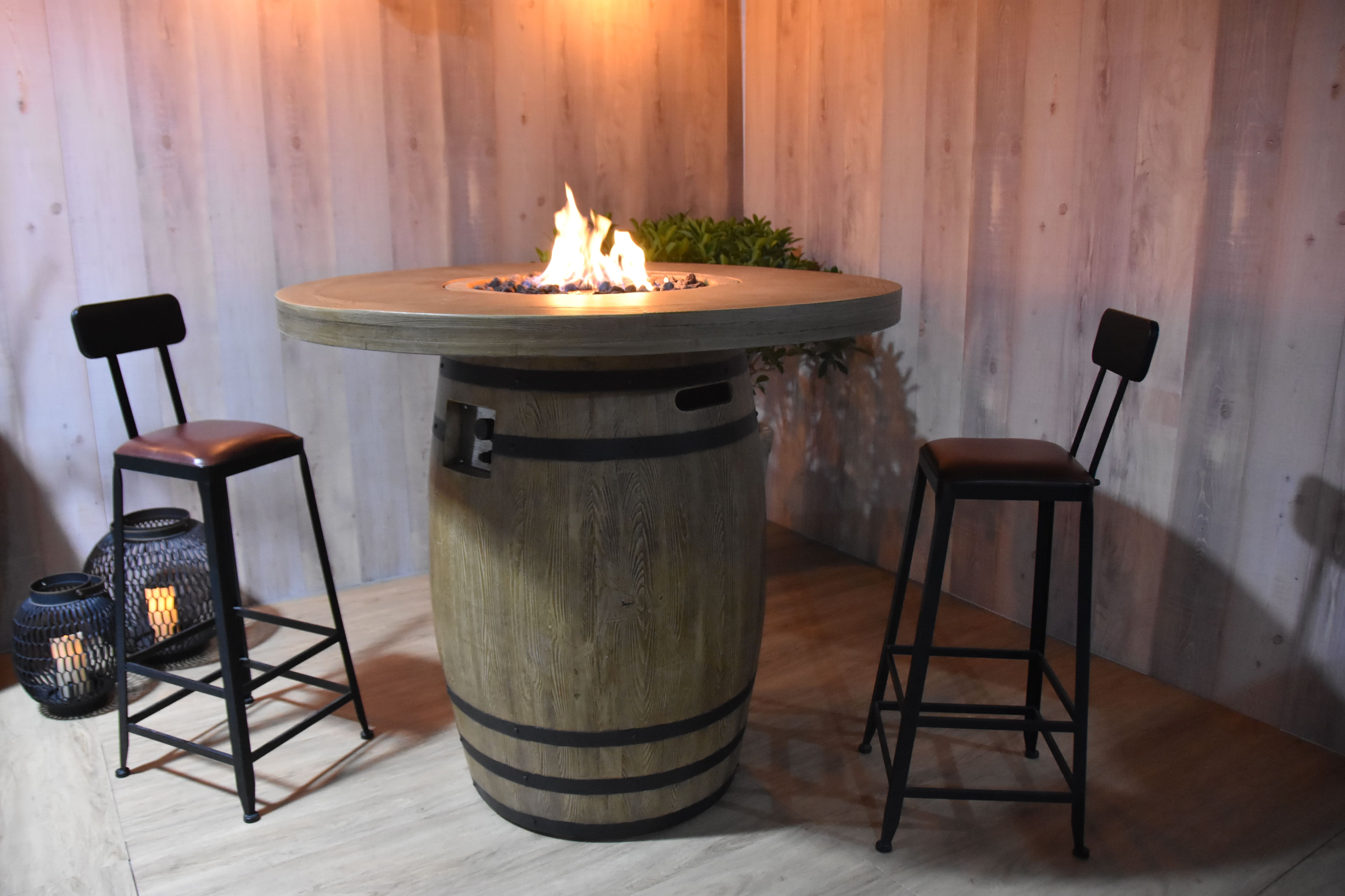 Table de jardin Brasero LAFITE BARREL