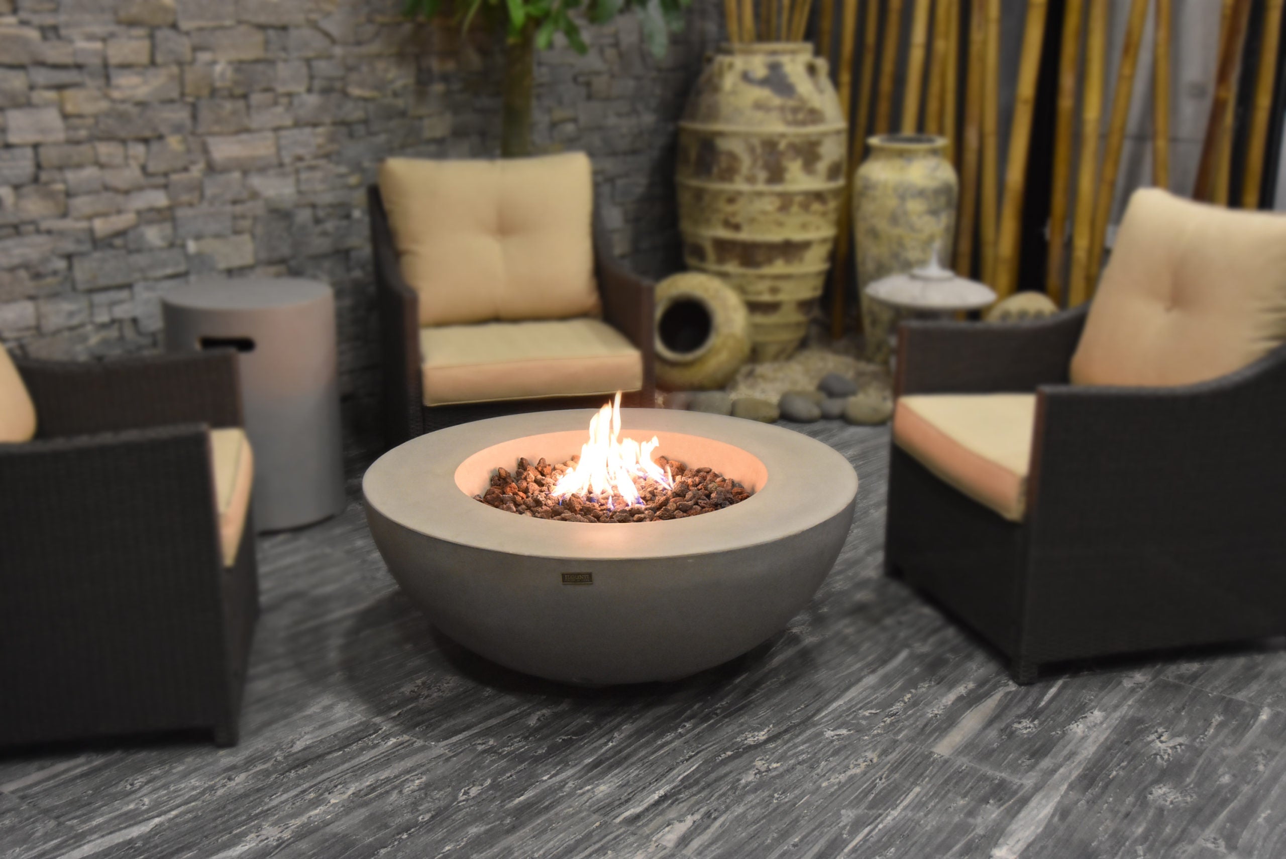 Lunar Bowl Brazier Table