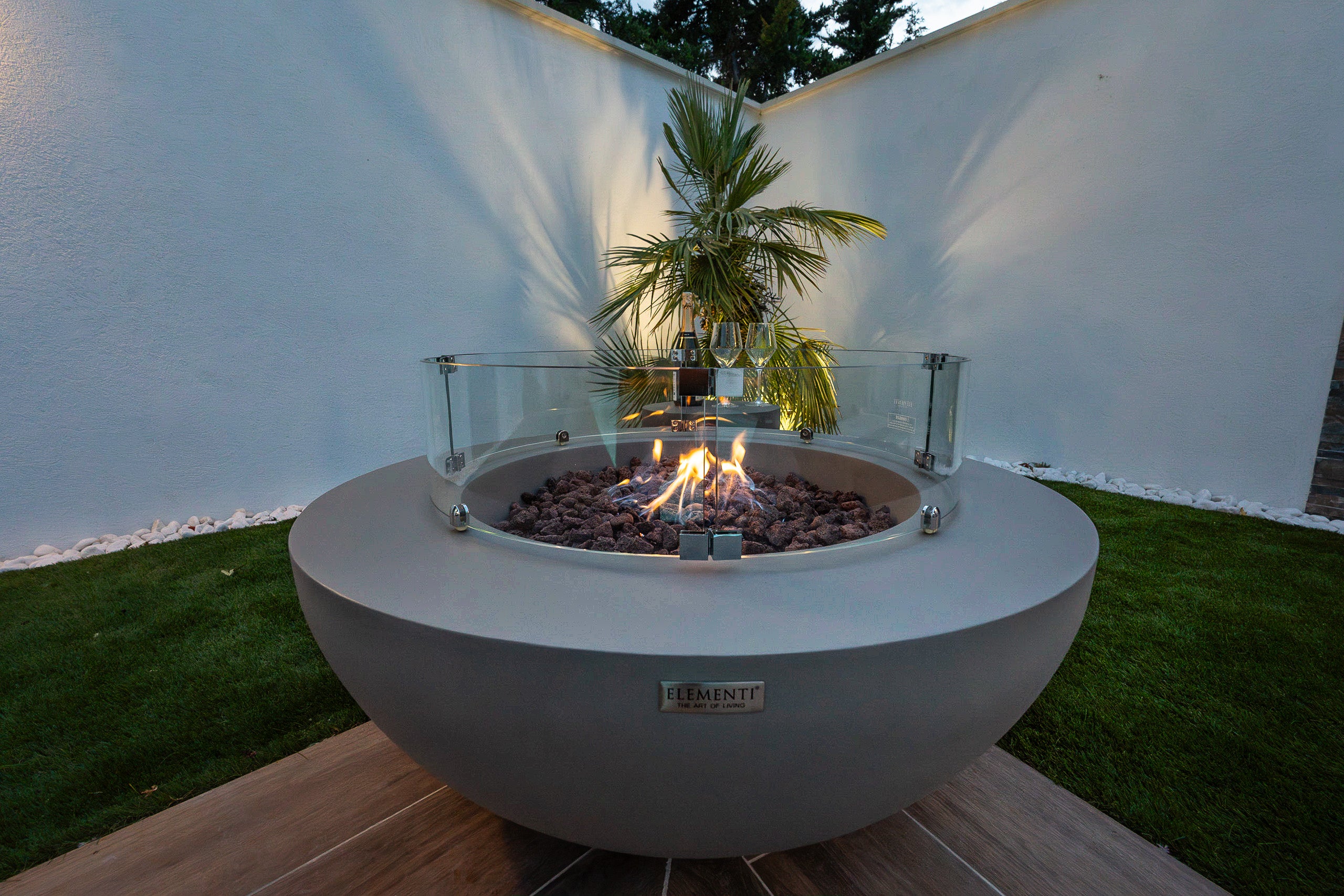Lunar Bowl Brazier Table
