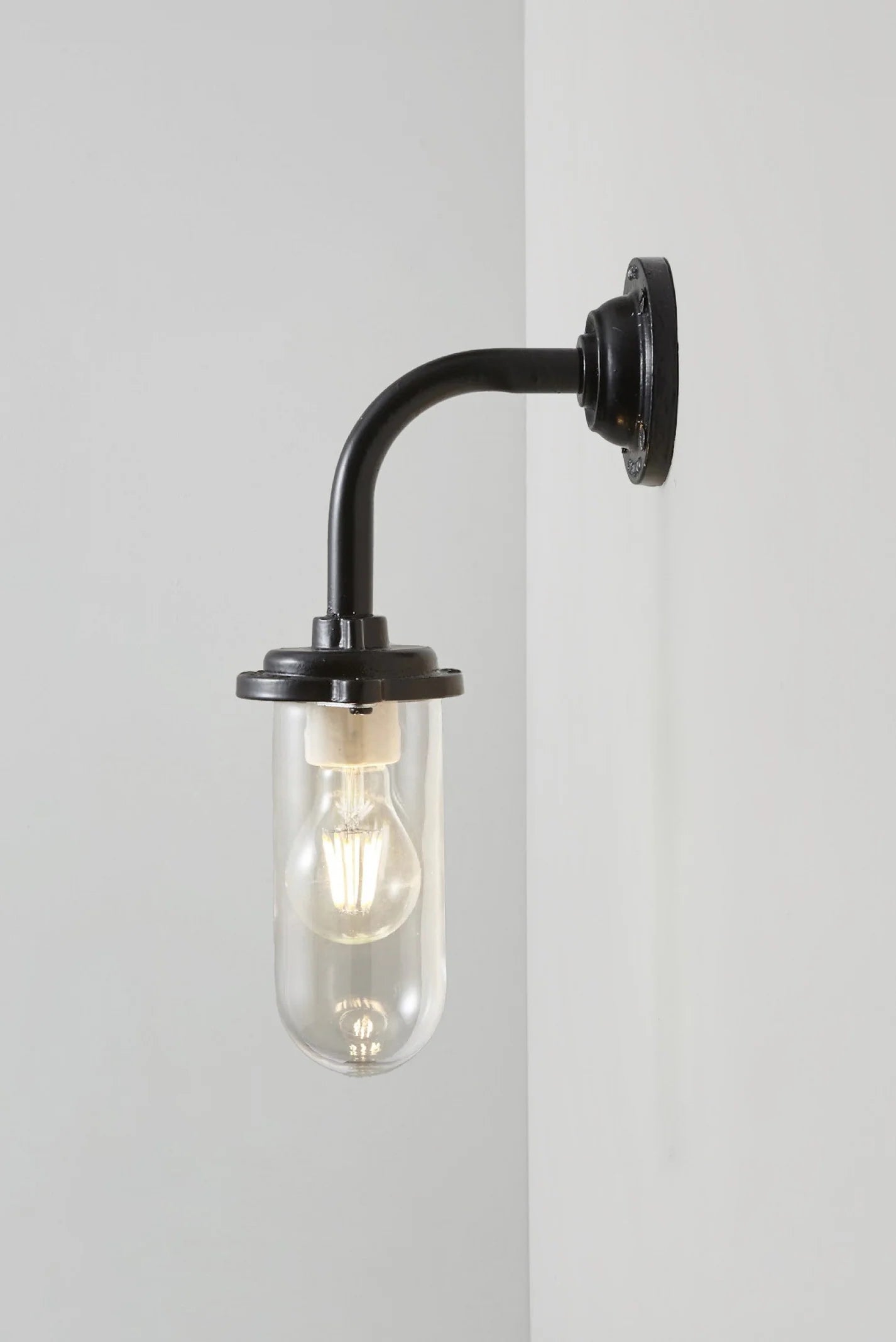 Applique coudée, 60W, Fixation murale simple 7672