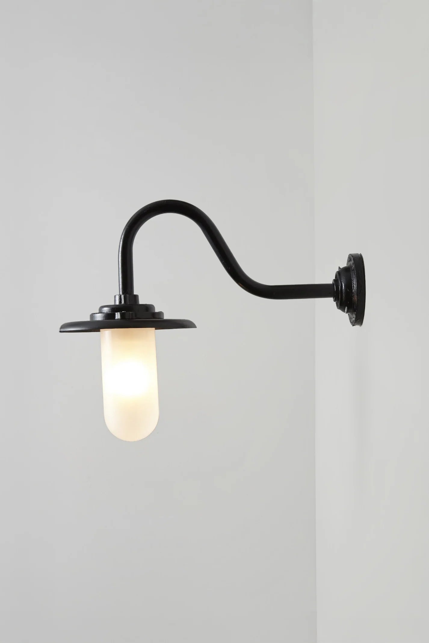 Applique coudée d'extérieure 60W, Col de cygne 7677