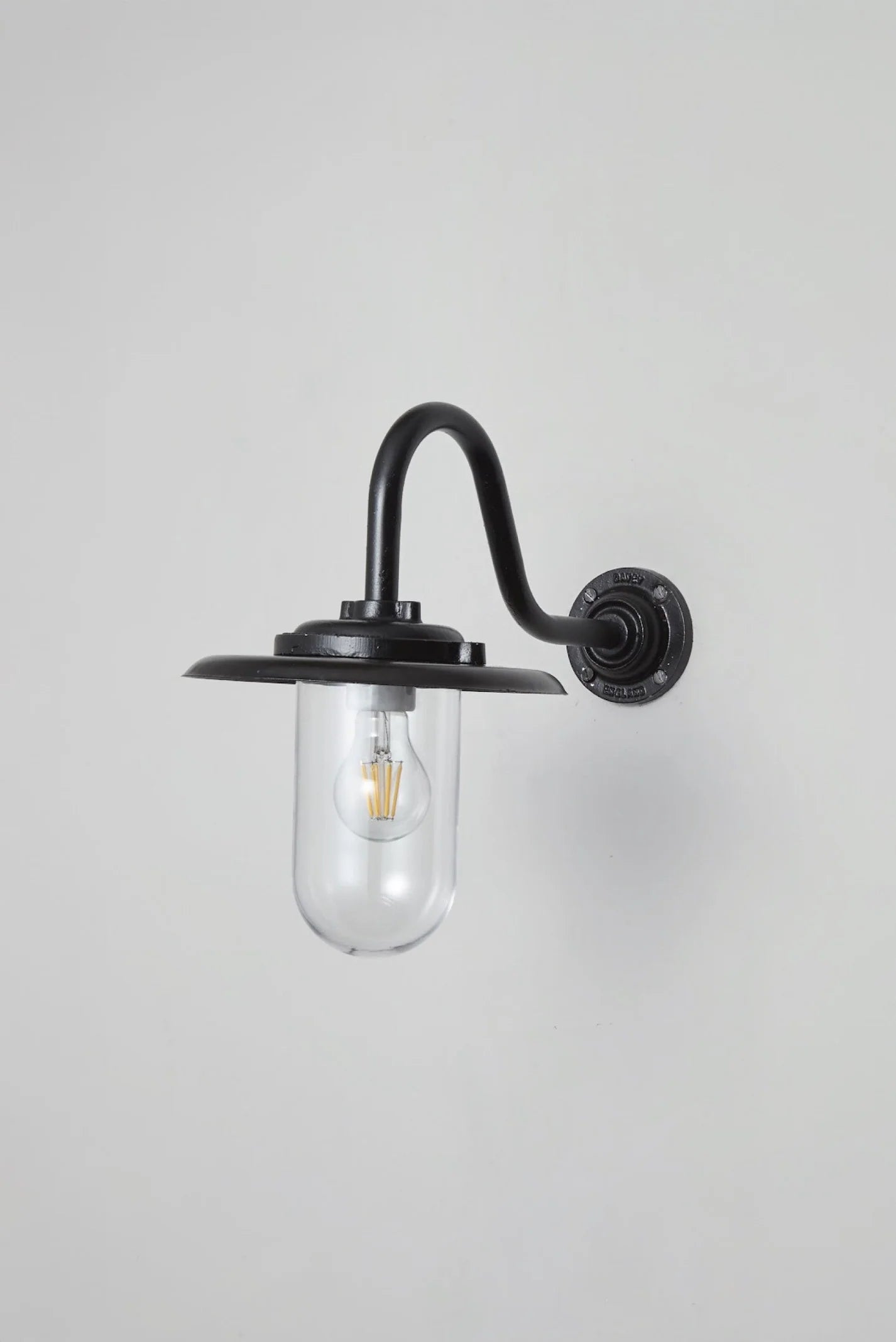 Applique coudée d'extérieure, 100W, Col de cygne 7677