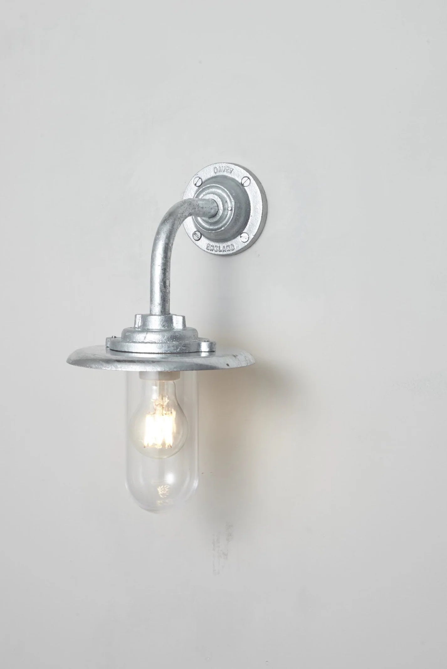 Applique coudée d'extérieure, 60W, Fixation murale simple 7677