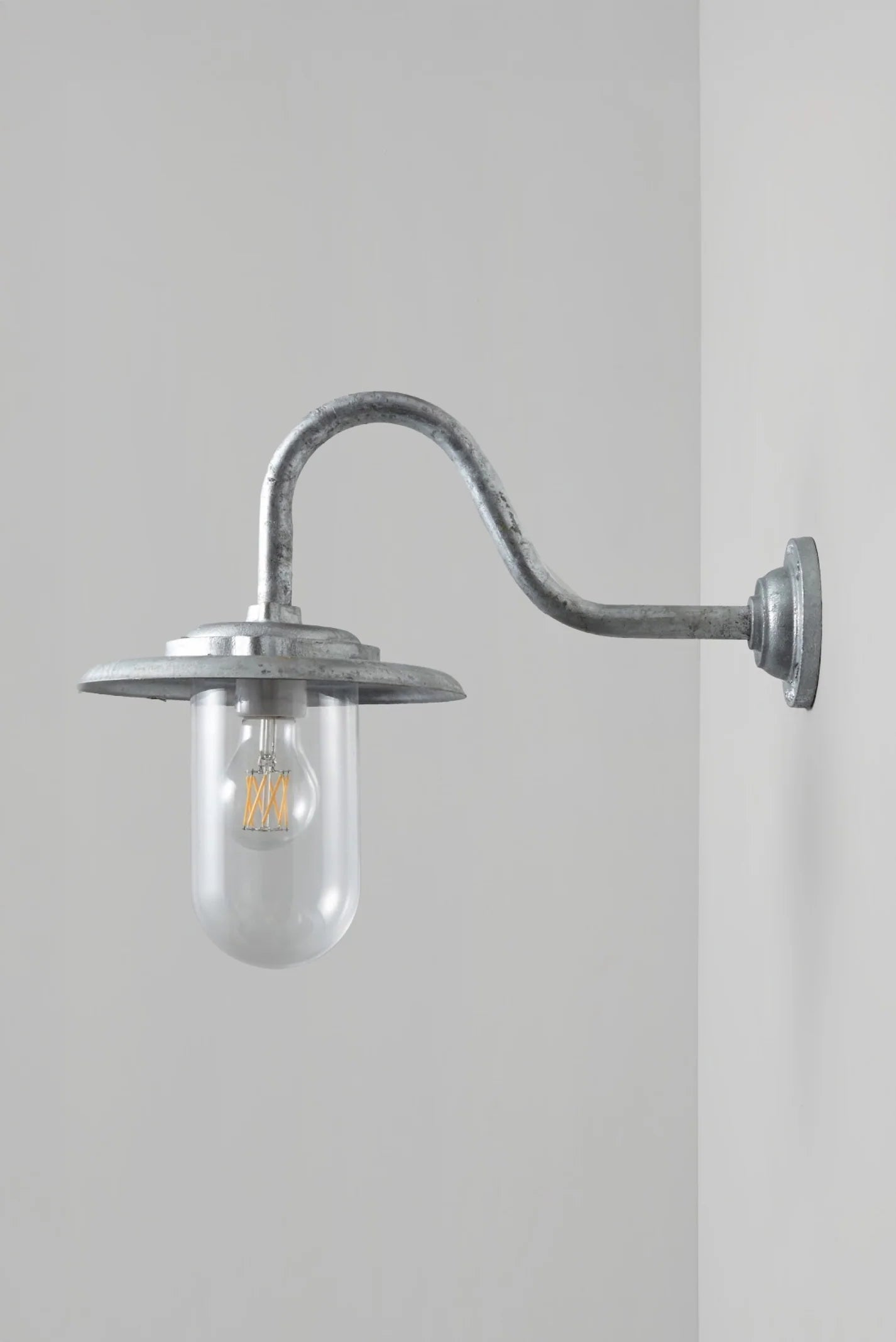 Applique coudée d'extérieure, 100W, Col de cygne 7677