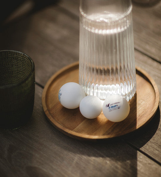 Boite de 6 balles plastique P-BALL ABS EVOLUTION 1* blanches