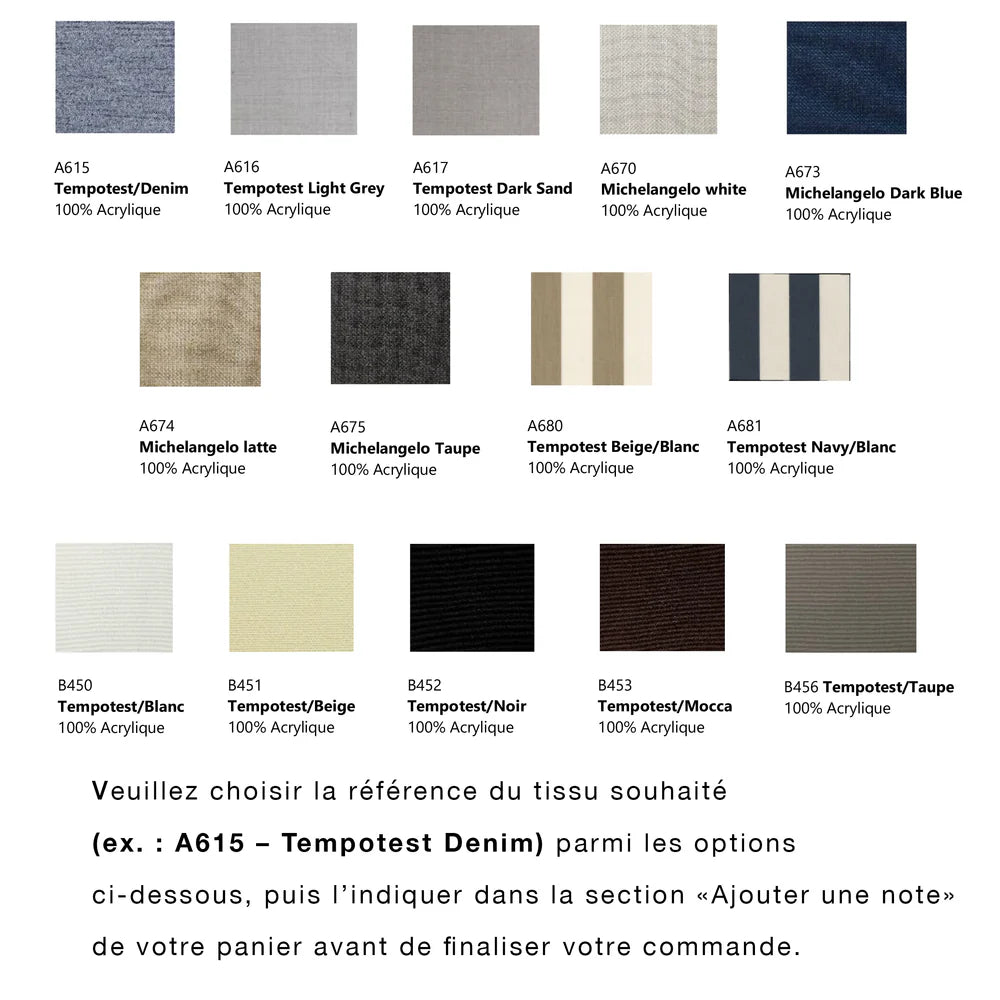 CANAPE LOUNGE CARRIE 3 PLACES AVEC COUSSIN D'ASSISE ET DOSSIER