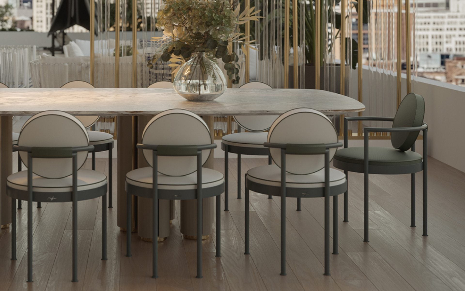 Fauteuil de salle à manger Trace