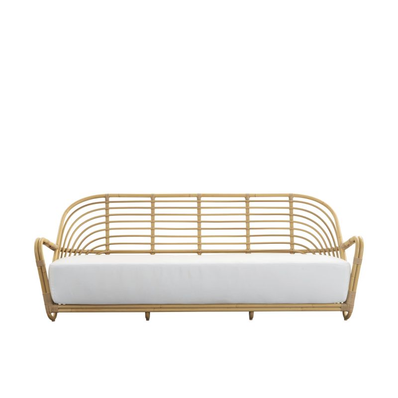 Canapé Charlottenborg 3 places avec coussin d'assise et dossier