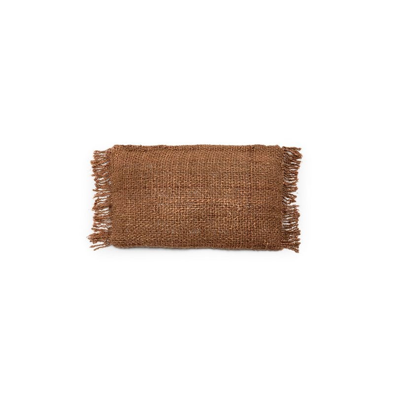 Housse de coussin OH MY GEE marron 30 × 50 cm en coton – Bazar Bizar