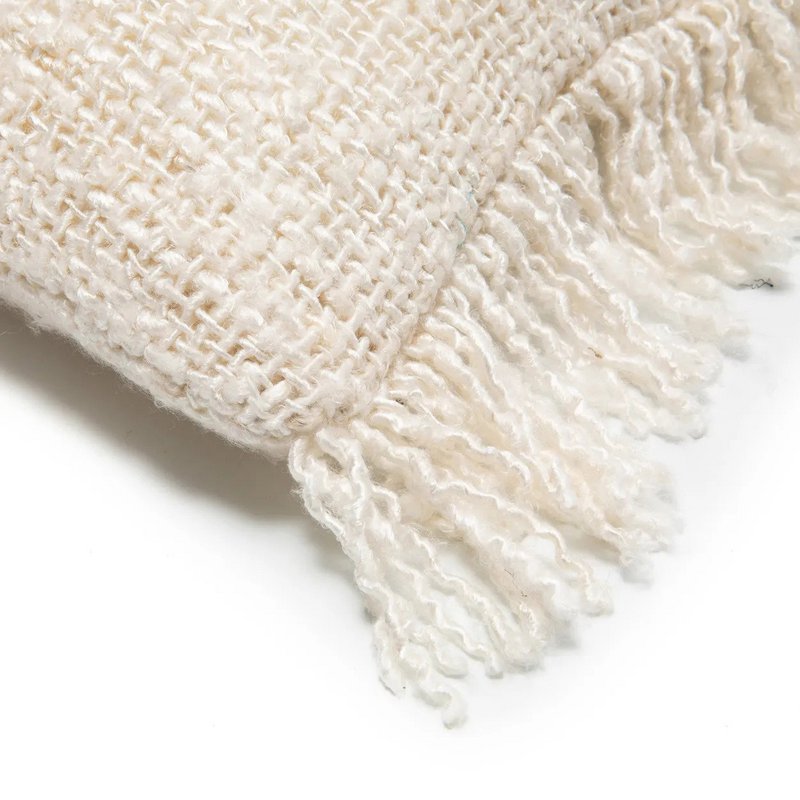 Housse de coussin OH MY GEE crème 30 × 50 cm en coton