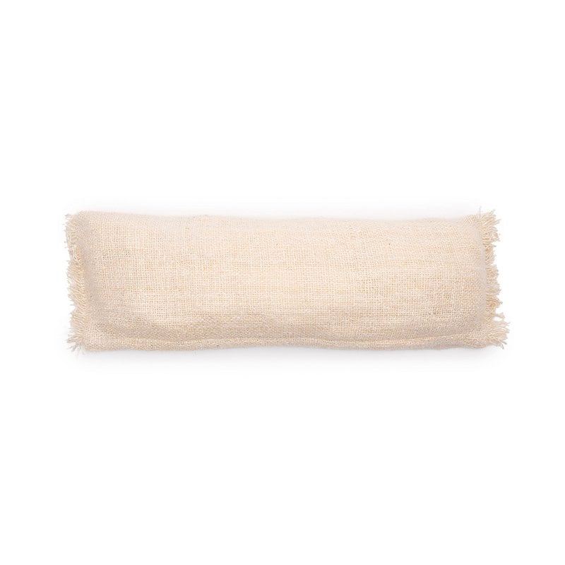 Housse de coussin OH MY GEE crème 35 × 100 cm en coton – Bazar Bizar