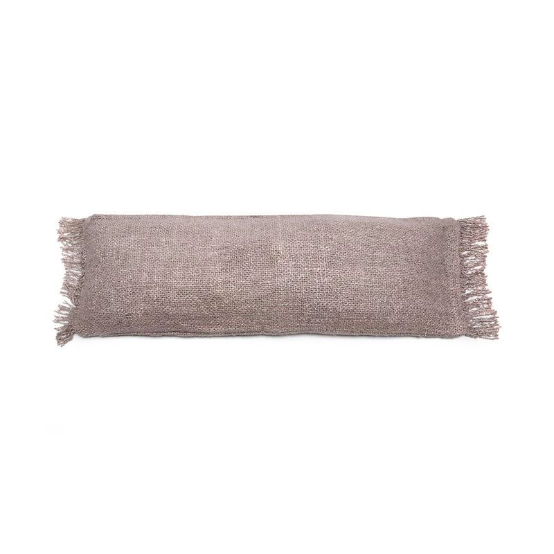 Housse de coussin OH MY GEE gris perle 35 × 100 cm en coton – Bazar Bizar